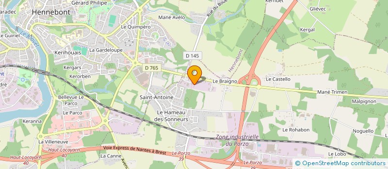 localisation de l'entreprise MADAME LUCIE LE BRETON à KERVIGNAC