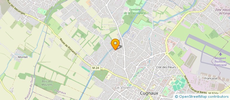 localisation de l'entreprise MADAME LUCIE LE CLECH  CUGNAUX