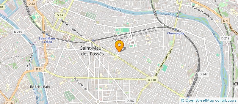 localisation de l'entreprise MADAME LUCIE LE GARREC à SAINT-MAUR-DES-FOSSES