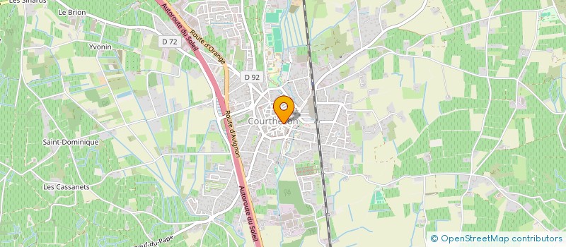 localisation de l'entreprise MADAME LUCIE LE GARREC  COURTHEZON