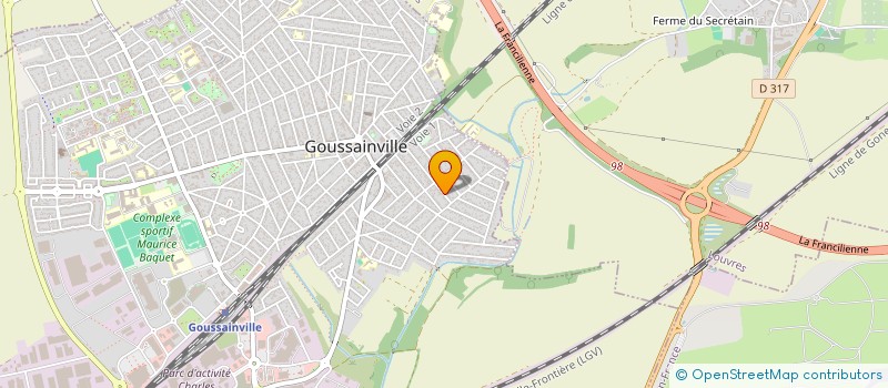 localisation de l'entreprise MADAME LUCIE LE GOFF  GOUSSAINVILLE