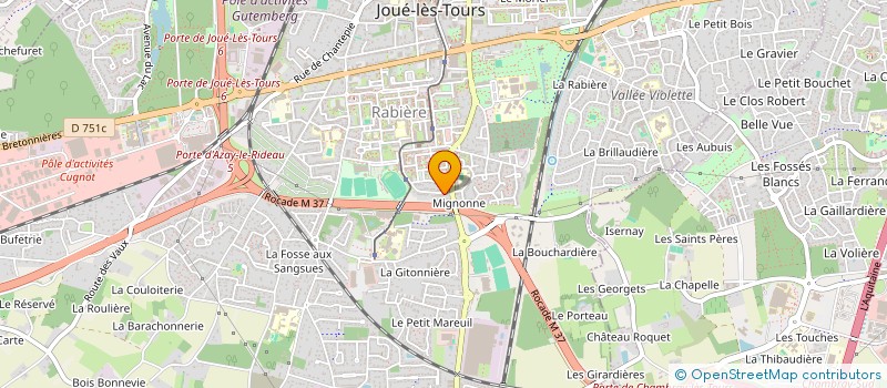 localisation de l'entreprise MADAME LUCIE LE GUENNEC  SAVONNIERES