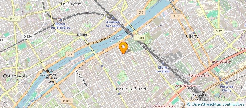 localisation de l'entreprise MADAME LUCIE LEBAZ à LEVALLOIS-PERRET