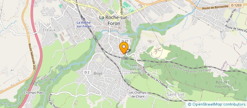 localisation de l'entreprise MADAME LUCIE LEBOURG  CHAILLAND