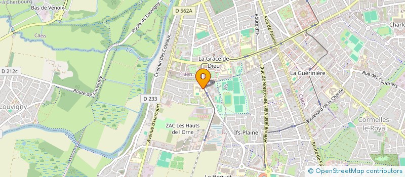 localisation de l'entreprise MADAME LUCIE LEBRETON  FLEURY-SUR-ORNE