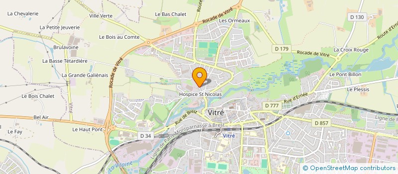 localisation de l'entreprise MADAME LUCIE LECERTISSEUR  VITRE