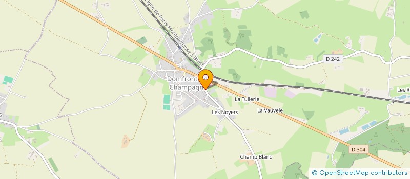 localisation de l'entreprise MADAME LUCIE LECHAT  DOMFRONT-EN-CHAMPAGNE