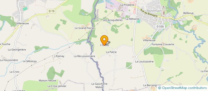 localisation de l'entreprise MADAME LUCIE LECOQ  PONTMAIN