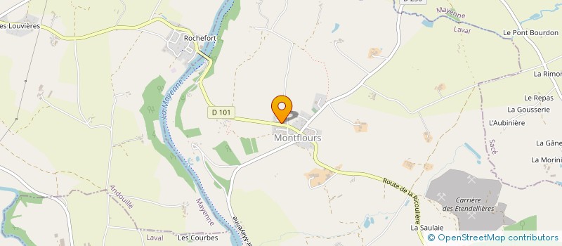 localisation de l'entreprise MADAME LUCIE LECOQ  MONTFLOURS