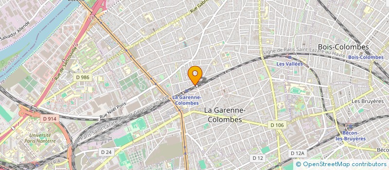 localisation de l'entreprise MADAME LUCIE LECORCHE  COLOMBES
