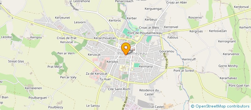 localisation de l'entreprise MADAME LUCIE LEDAUPHIN  PLOUDALMEZEAU