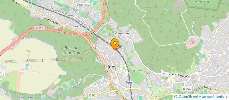 localisation de l'entreprise MADAME LUCIE LEFEBVRE  IGNY