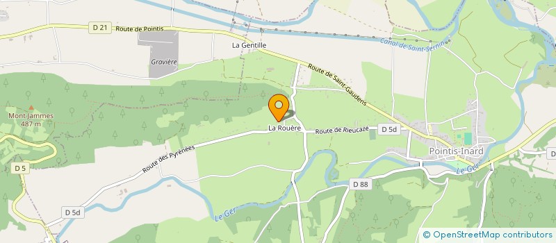 localisation de l'entreprise MADAME LUCIE LEGA  SAINT-GAUDENS