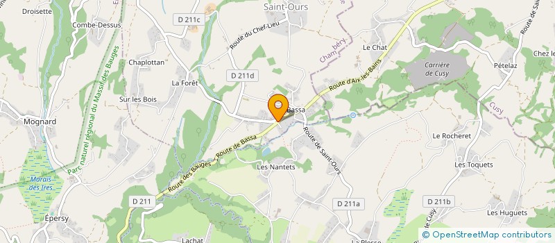 localisation de l'entreprise MADAME LUCIE LEGRAND à SAINT-OURS
