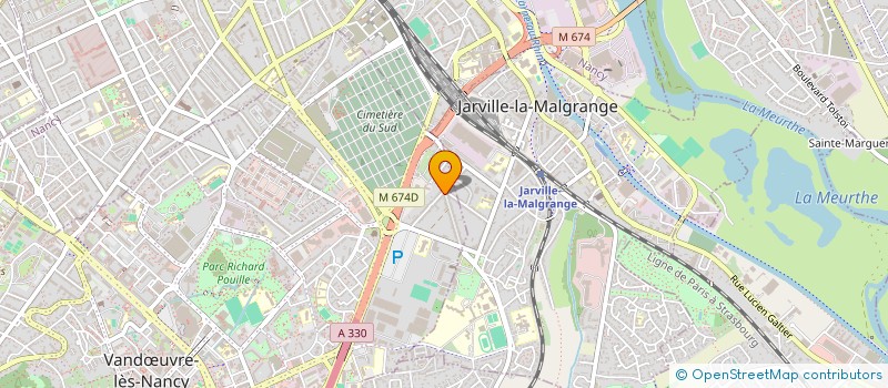 localisation de l'entreprise MADAME LUCIE LEGRAND à VANDŒUVRE-LES-NANCY