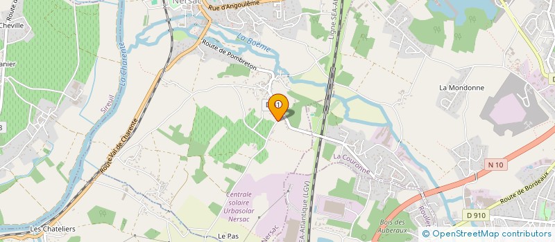 localisation de l'entreprise MADAME LUCIE LEGUAY  NERSAC