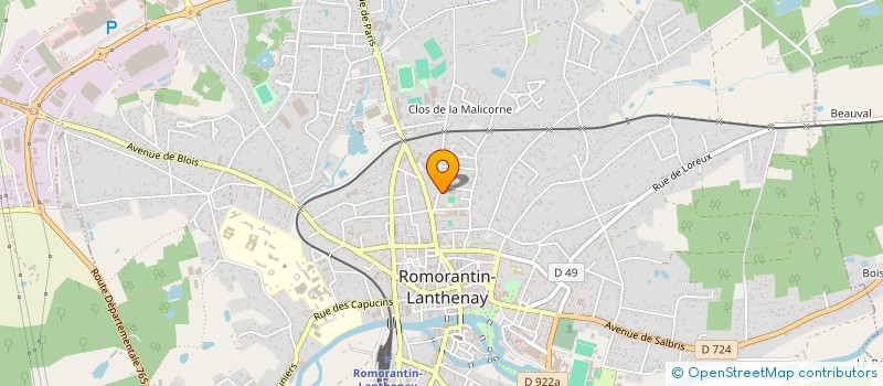 localisation de l'entreprise MADAME LUCIE LEGUILLON  ROMORANTIN-LANTHENAY