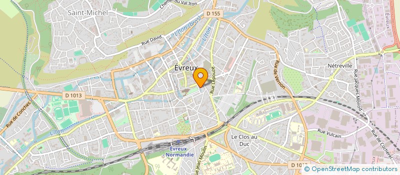 localisation de l'entreprise MADAME LUCIE LEKEUX  EVREUX