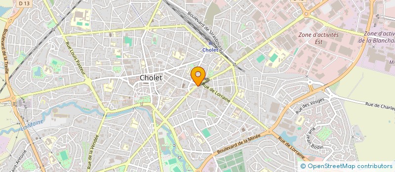 localisation de l'entreprise MADAME LUCIE LEMAIRE à CHOLET