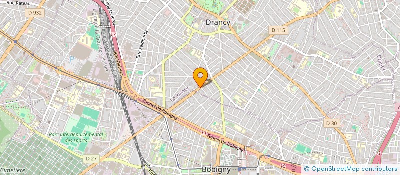 localisation de l'entreprise MADAME LUCIE LEMAIRE à DRANCY