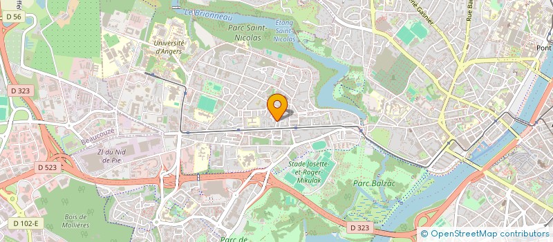 localisation de l'entreprise MADAME LUCIE LEMARIE à ANGERS