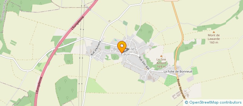 localisation de l'entreprise MADAME LUCIE LEMAY  BONNEUIL-LES-EAUX