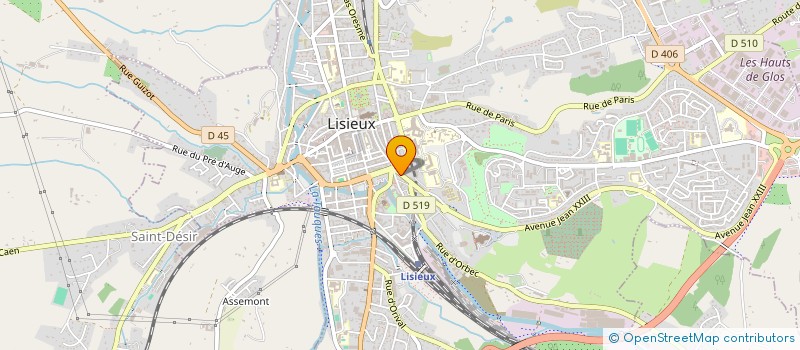 localisation de l'entreprise MADAME LUCIE LEMIESZ à LISIEUX