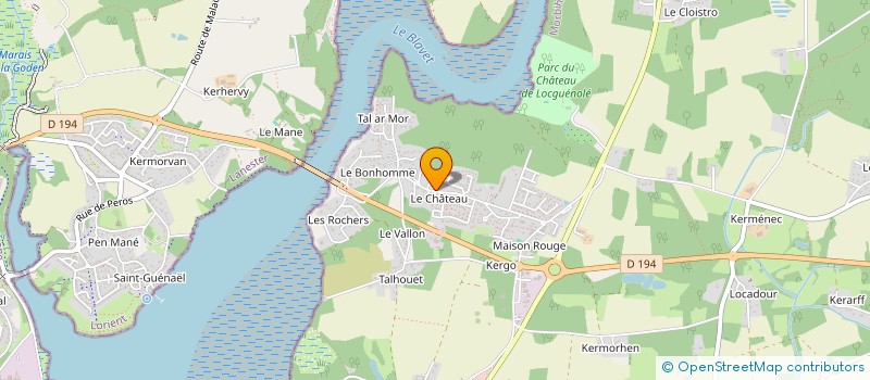 localisation de l'entreprise MADAME LUCIE LEMOINE  KERVIGNAC