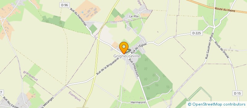 localisation de l'entreprise MADAME LUCIE LEMONNIER  GRIGNEUSEVILLE