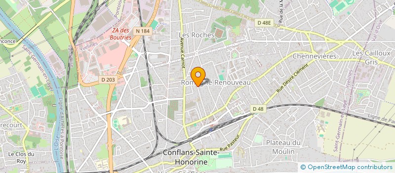 localisation de l'entreprise MADAME LUCIE LENOIR  CONFLANS-SAINTE-HONORINE