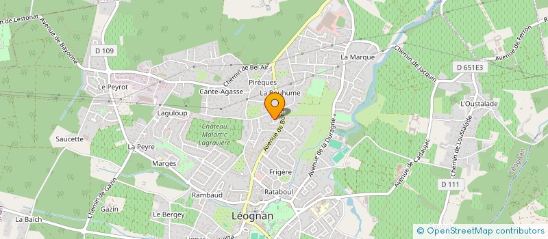 localisation de l'entreprise MADAME LUCIE LEON à LEOGNAN