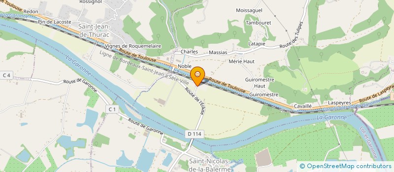 localisation de l'entreprise MADAME LUCIE LEON  AGEN