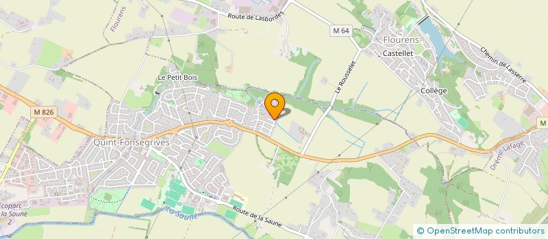 localisation de l'entreprise MADAME LUCIE LEONIE MARIE GARCIA  QUINT-FONSEGRIVES