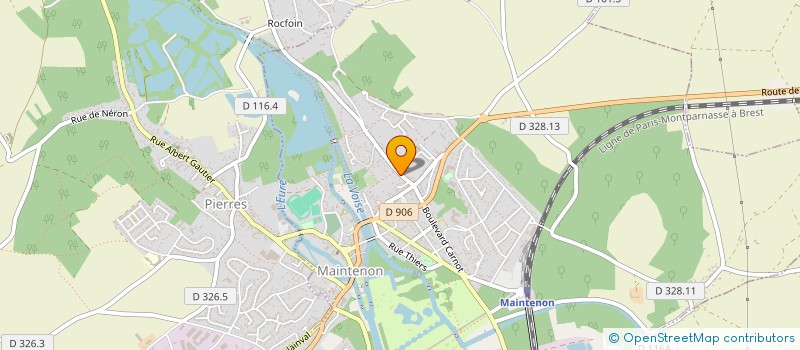 localisation de l'entreprise MADAME LUCIE LEPOIVRE à MAINTENON