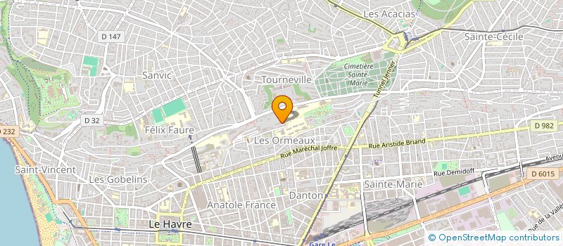 localisation de l'entreprise MADAME LUCIE LERAT à LE HAVRE