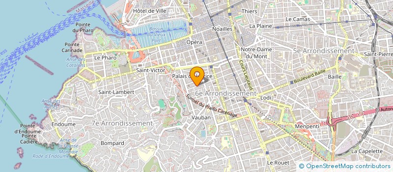 localisation de l'entreprise MADAME LUCIE LEROUX  MARSEILLE