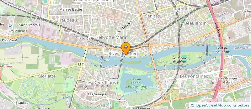 localisation de l'entreprise MADAME LUCIE LETELLIER  TOURS