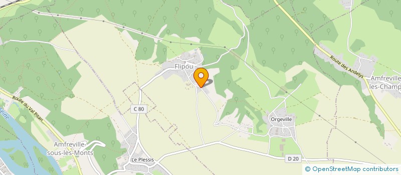 localisation de l'entreprise MADAME LUCIE LEVEQUE  FLIPOU