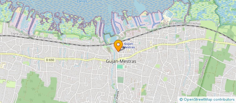 localisation de l'entreprise MADAME LUCIE LHERMITE  GUJAN-MESTRAS