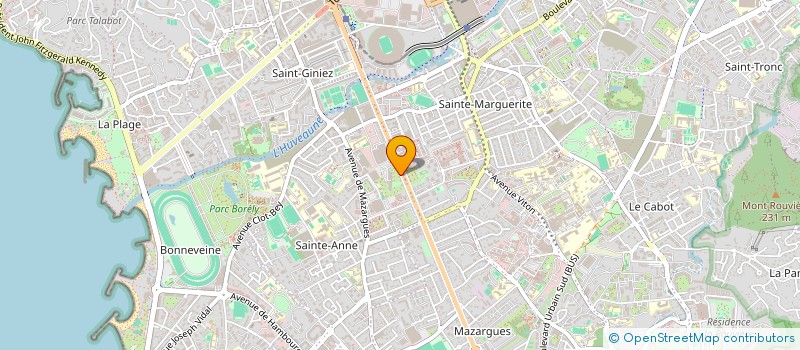 localisation de l'entreprise MADAME LUCIE LINGUEGLIA  MARSEILLE