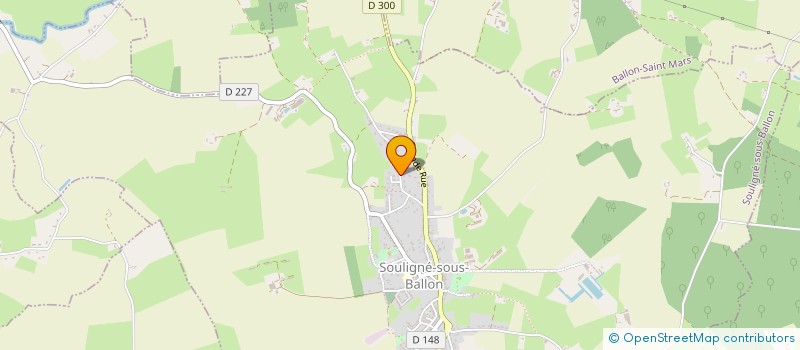 localisation de l'entreprise MADAME LUCIE LIVET  SOULIGNE-SOUS-BALLON