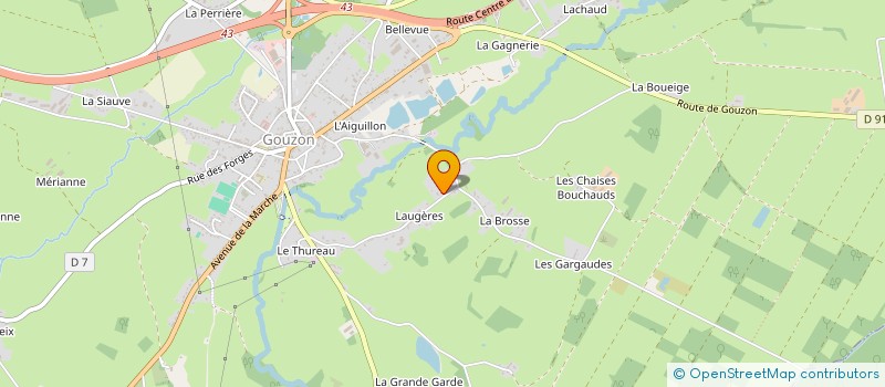 localisation de l'entreprise MADAME LUCIE LOCHE à GOUZON