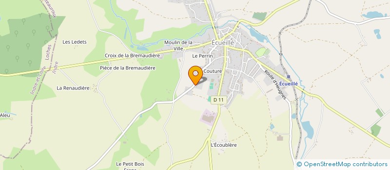 localisation de l'entreprise MADAME LUCIE LOISEAU à ECUEILLE