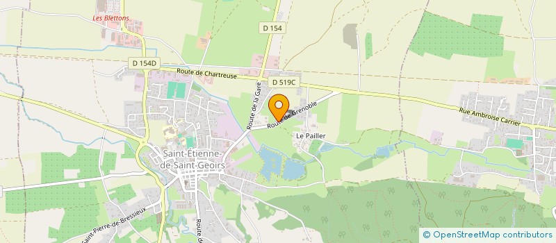 localisation de l'entreprise MADAME LUCIE LOISEAU  SAINT-ETIENNE-DE-SAINT-GEOIRS