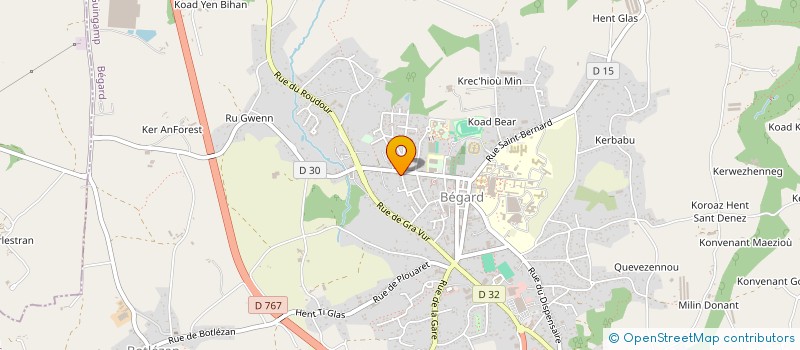 localisation de l'entreprise MADAME LUCIE LOISEL  BEGARD