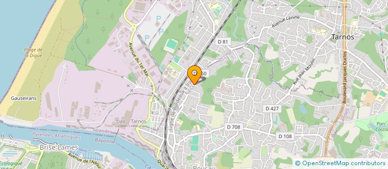 localisation de l'entreprise MADAME LUCIE LONGO  BOUCAU