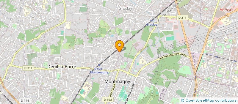 localisation de l'entreprise MADAME LUCIE LOPES  EZANVILLE