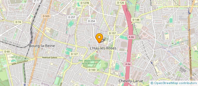 localisation de l'entreprise MADAME LUCIE LOUCHART  L'HAY-LES-ROSES