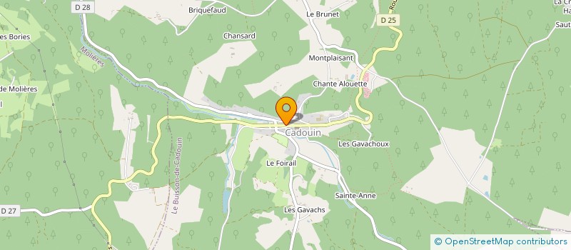 localisation de l'entreprise MADAME LUCIE LUCIE ZOE MATHILDA  LE BUISSON-DE-CADOUIN