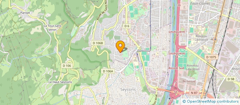 localisation de l'entreprise MADAME LUCIE LUPPI  SEYSSINET-PARISET